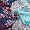 Purple-Aqua-Multi Poly Aztec Printed Momie Georgette Crepe Woven Fabric By the Yard
